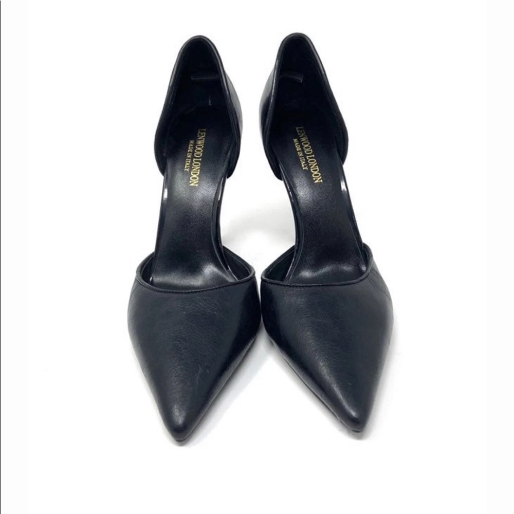 LENWOOD LONDON KARMA 100MM LEATHER PUMPS SIZE 36